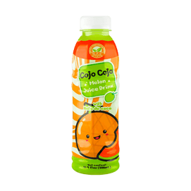 Melon Juice Drink with Nata De Coco (Coconut Gel) 16.9 oz