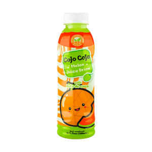 Melon Juice Drink with Nata De Coco (Coconut Gel) 16.9 oz