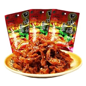 Chongqing Authentic Mouth-Watering Chicken Spicy Strips, Crispy Instant Snack, Classic Sweet And Spicy Flavour 65g*2 packs