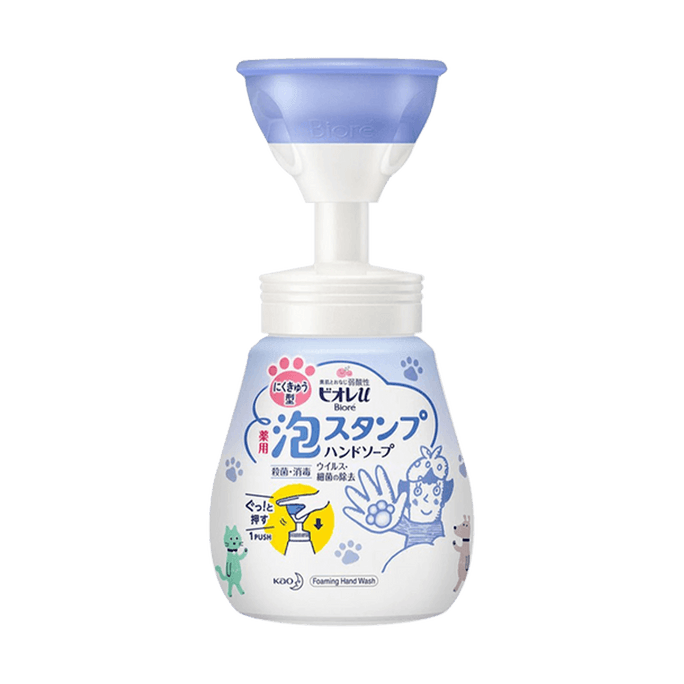 BIORE Foam Stamp Hand Soap Claw Type Citrus Fragrance 250 ml