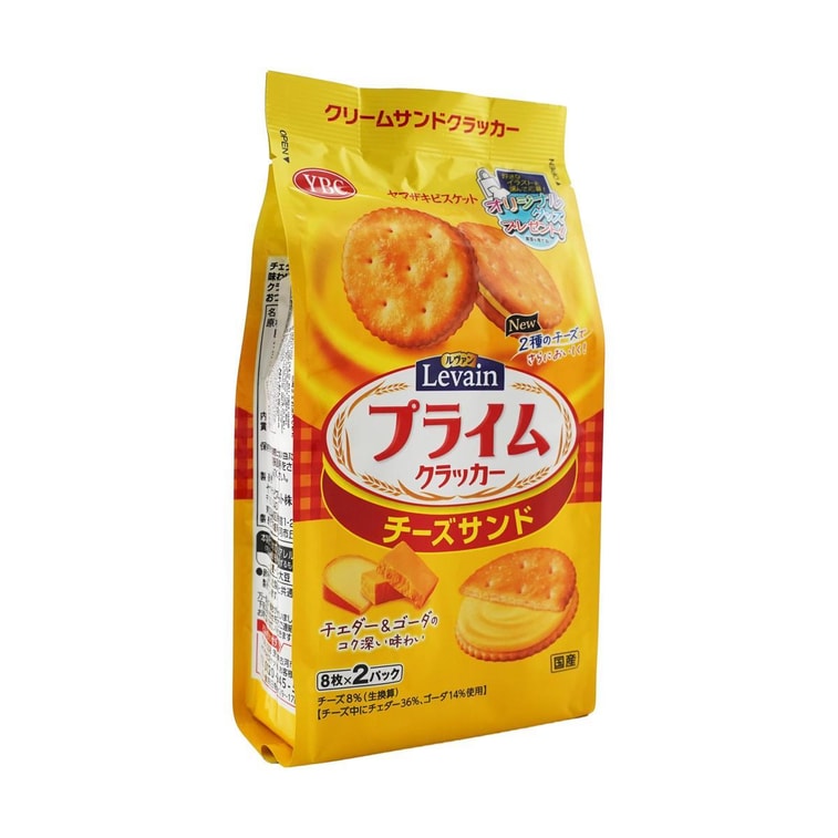 日本YBC山崎 起司起司夾心餅乾 16枚 129.6g 12