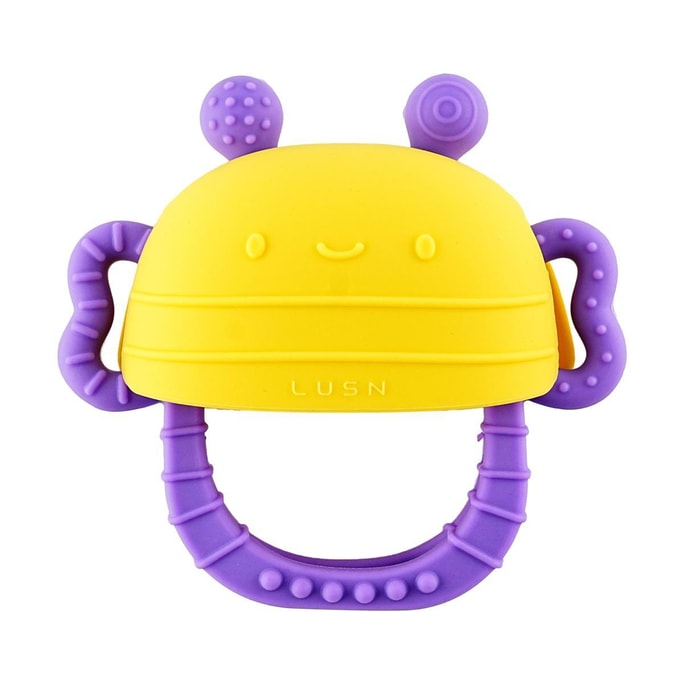 Little Bee Glove Teether - Lemon Yellow