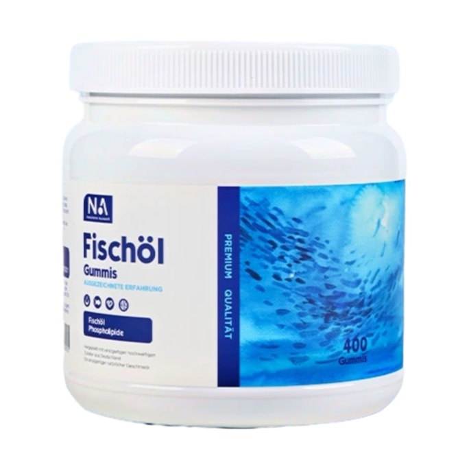 【中国直邮】 德国 Naturliche Auswahl 深海鱼油胶囊 omega3成分 EPA/DHA 400粒装