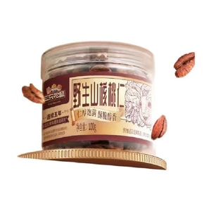 三只松鼠 野生小山核桃仁 休闲零食干果 每日坚果100g*1瓶