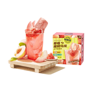 Freeze-Dried Fresh Fruit Tea (Strawberry Peach Oolong) – 60g, 4 Packets