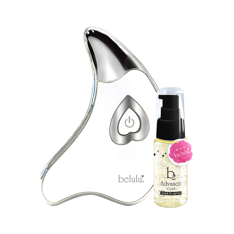 日本製美ルル カサイズム温スクレイピング美顔器 ホワイト - Yami