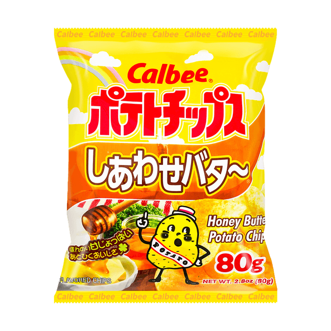 CALBEE Honey Butter Potato Chips, 2.8oz