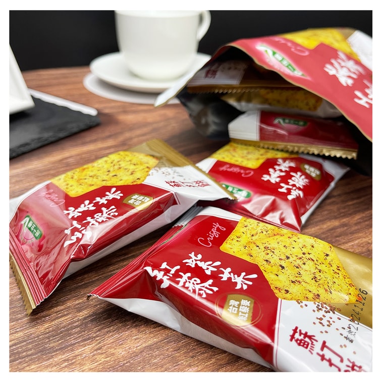 台灣 連華食品 [直郵]7-11區 紅藜紫菜蘇打餅 108g 3