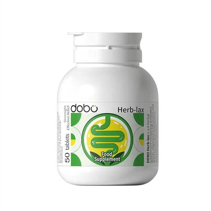 【中国直邮】 英国 DOBO 多波欧 便秘草本噗噗片酵素膳食纤维排果肠清便神器 50粒/罐