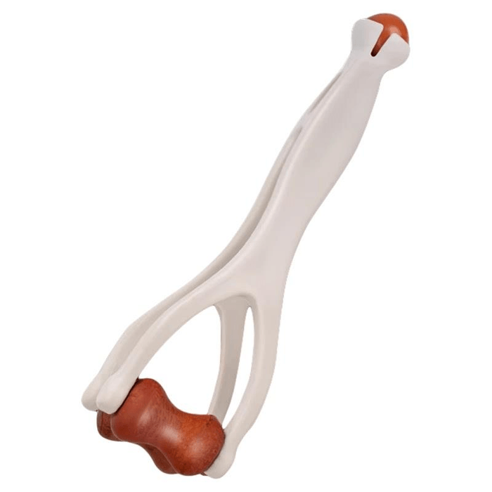 【中国直邮】 喜乐多优选 手指按摩器砭石滚轮按摩夹*1件