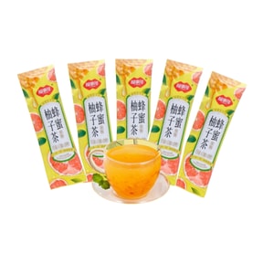 福事多 蜂蜜柚子茶小包装便携果酱茶冲水饮品35g*5包