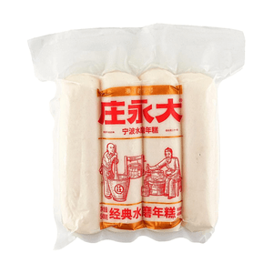 Ningbo Water-Milled Rice Cake Sticks, 17.64 oz,  Perfect for Seafood Stir-Fry, Pork and Vegetable Stir-Fry, and Hot Pot 
