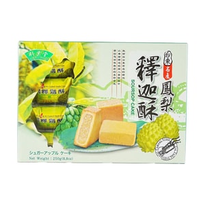 台灣竹葉堂 鳳梨釋迦酥 250g