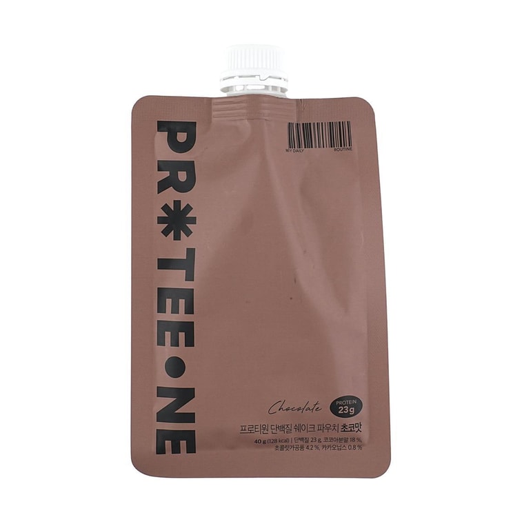 韓國PROTEEONE 蛋白質奶昔 蛋白質代餐粉 40g #巧克力口味 健身高蛋白 營養補充 飽腹感強 便利攜帶裝【Oliveyoung爆款】 6
