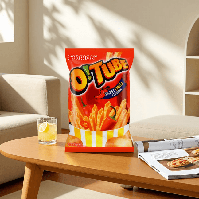 O!Tube Potato Chip Chili Flavor 115g