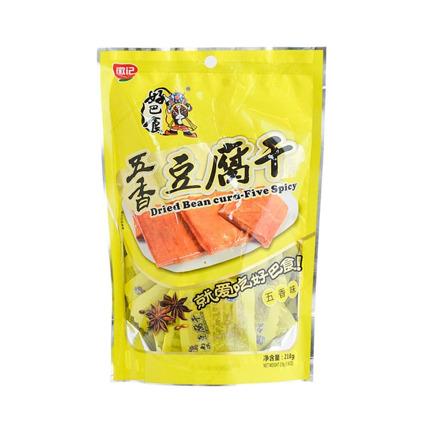 商品详情 - 徽记好巴食 五香豆腐干 218g - image  0