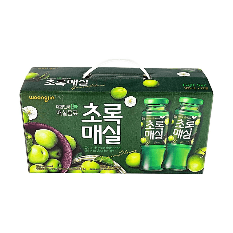 韓國WOONGJIN熊津 青梅汁飲料 禮盒裝 180ml*12瓶【酸甜清爽開胃】 3
