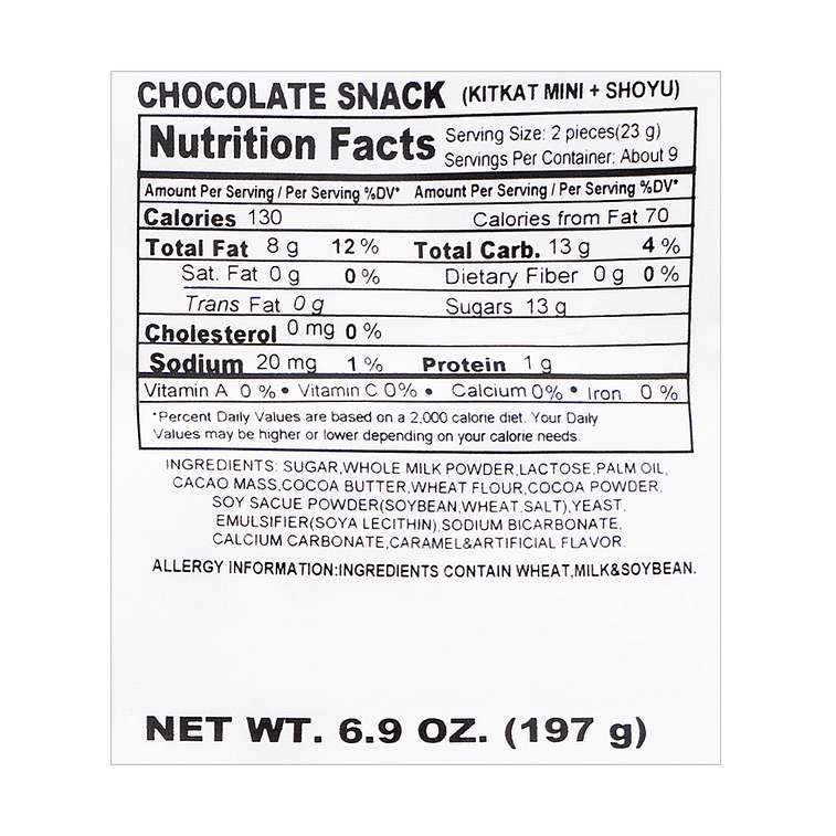 KIT KAT Mini Chocolate 14 bars + 3 of White chocolate Shoyu Japan Flavor 6