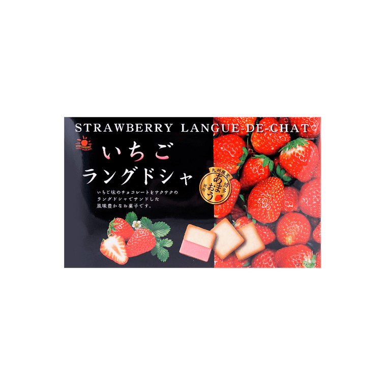 日本NIKKO日光 蓝朵夏草莓夹心猫舌饼干 曲奇礼盒 15枚 135g 【人气伴手礼】 3