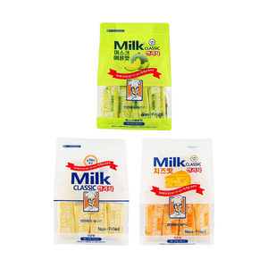 우유맛 쌀과자 240g (8.46oz)【튀기지 않음】【한국 트렌드】