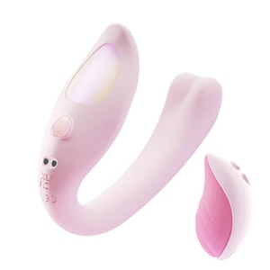 Pulse Vibrator For Adults, Remote-Controlled Intimate Toy With App Interaction, Nude Color, 1 Piece