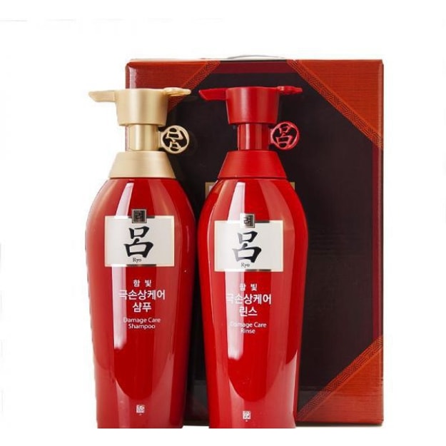 RYO Damage Care Shampoo 400ml + Conditioner 400ml Set 2pcs