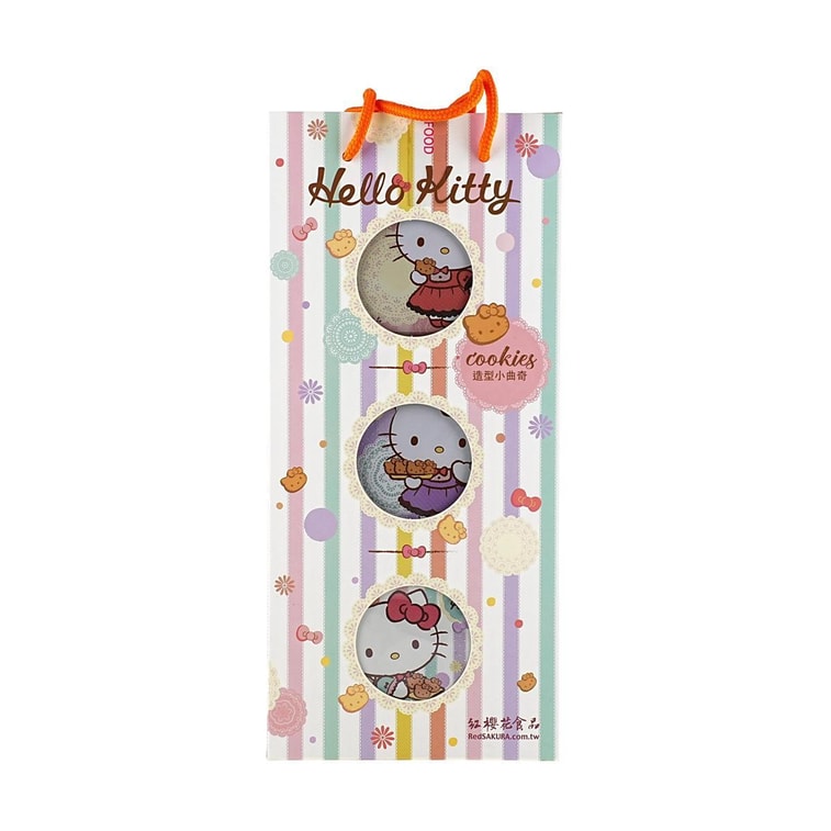 Sanrio Hello Kitty Shaped Cookies Gift Box 6.88 oz 9