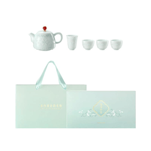 Palace Museum Cultural And Creative Lianlianruyi Linglong Tea Set Gift Box Set 1 Pot 4 Cups 32.5 * 17.5 * 11.5 Cm