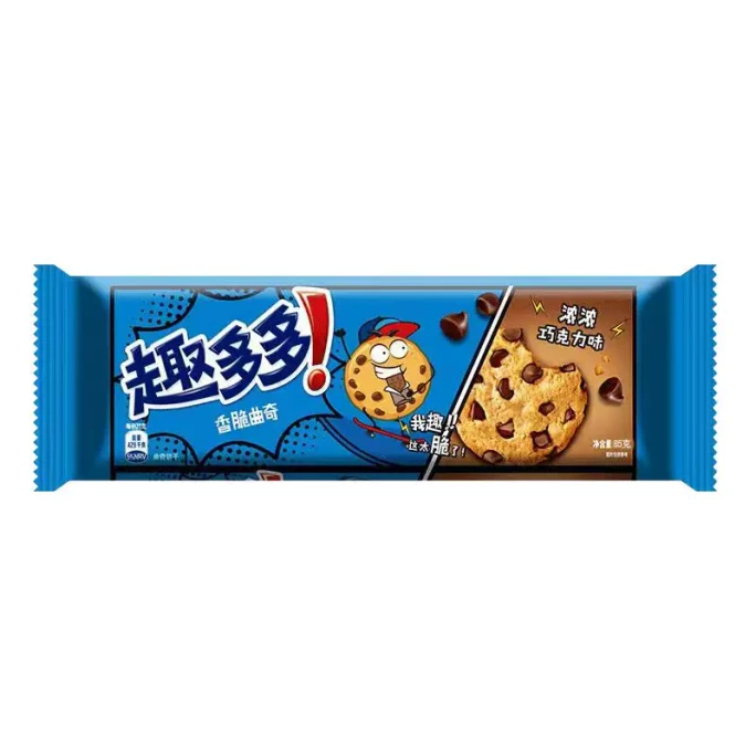  【A must-have for Lunar New Year】Quduo Duo Crispy Cookies Chocolate Flavor 85g*3 bags