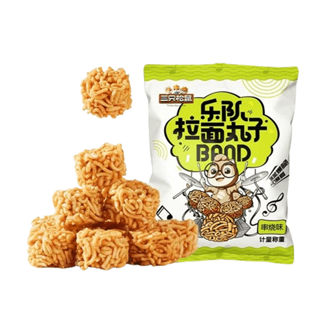 Ramen Meatballs A Popular Night Snack Crispy Noodles A Daily Snack To Satisfy Your Craving Skewer Flavor 20g Per bag