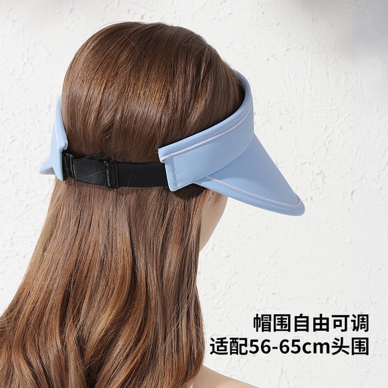 [ギフト] GoloveJoy レディース バイザーハット ミルクティー アプリコットスタイル 夏 アウトドア 日焼け防止 特大つば 調節可能な帽子周囲 3