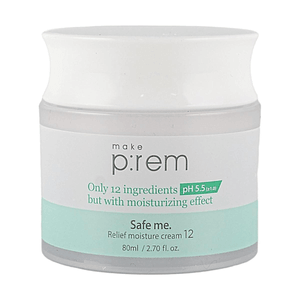 Safe Me リリーフモイスチャークリーム 2.71 fl oz 敏感肌用 リペア バリア強化【マイルド保湿 鎮静修復】