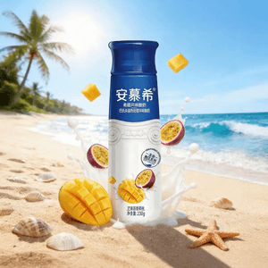 伊利 安慕希 高端畅饮型 芒果百香果味 230g*10瓶 【整箱10瓶装】