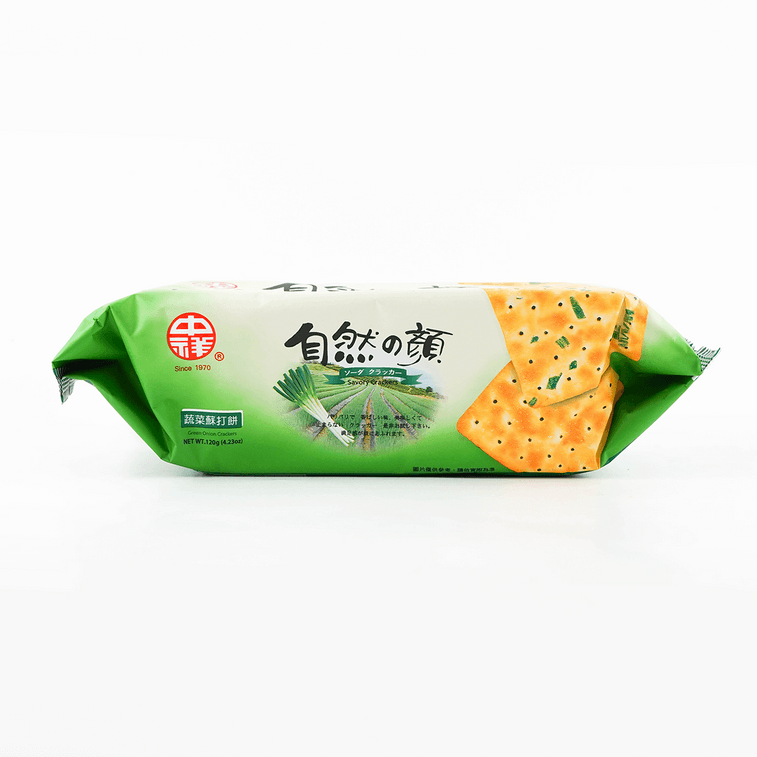 自然の顔青ネギクラッカー120g 8