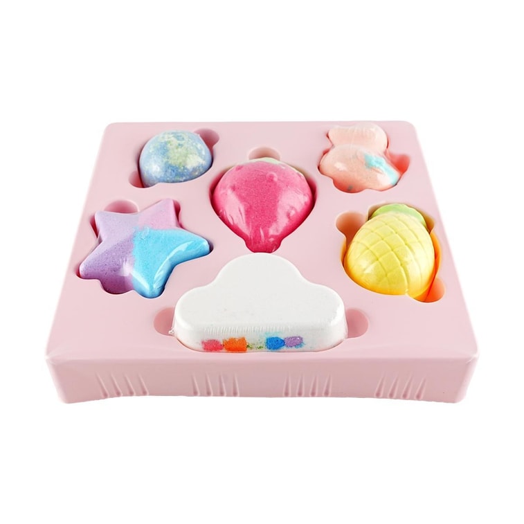 贝德美 萌趣泡浴球 婴儿泡泡浴洗澡球沐浴球 100g*6 礼盒装 4