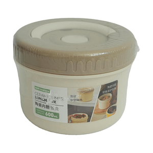 巢所陶瓷内胆饭盒 600ML 【陶瓷内胆】【可微波加热】【双层隔热】