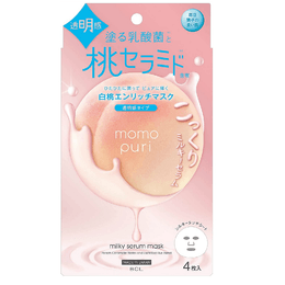 일본산 BCL 피치푸리 유산균 영양 마스크 4매