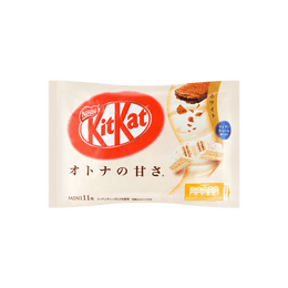 日本NESTLE雀巢 KIT KAT 香脆可丽饼口味白巧克力威化 11枚入