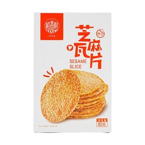 稻香村 芝麻瓦片 薄脆饼干 80g