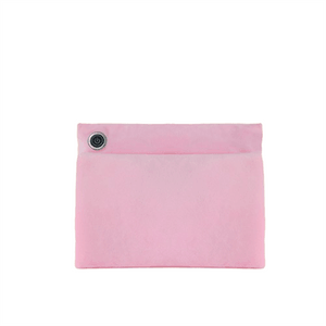 Graphene Hand Warmer Fluffy Waterless Heating Pillow Warm Cuddle Pink + Rechargeable