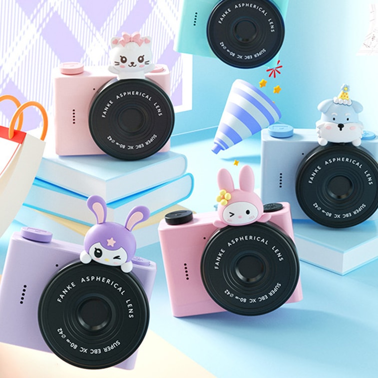 【中國直郵】 HSPM 新款A5兒童高清迷你伴手禮數位照相機 A5帕緹狗(64G內存卡+數據線+掛繩) 9