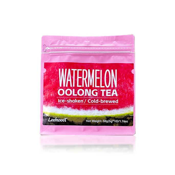  李陌茶 西瓜乌龙茶50g-清爽果味冰摇冷泡茶包10粒5g/袋