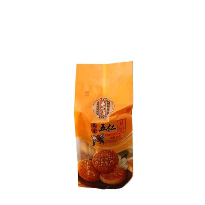 Golden Five-Nut Beijing-style Mooncake 500g*1 Bag