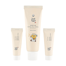 Rice + Probiotics Sunscreen SPF50+ PA++++, Choonsik Limited Edition Set, 1.7 fl oz + 0.3 fl oz x 2 - Gentle Skincare
