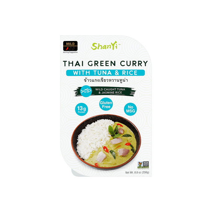 Thai Green Curry with Tuna and Jasmine Rice, 8.81oz