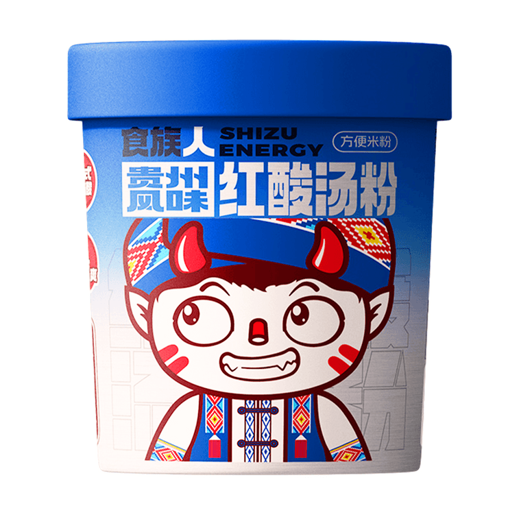 食族人 貴州風味紅酸湯粉 沖泡免煮米粉米線 147g【多重風味 濃鬱上頭】 3