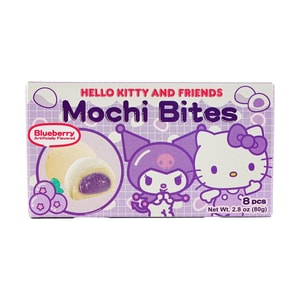 산리오 헬로 키티 쿠로미 모찌 바이트 블루베리 맛 74g