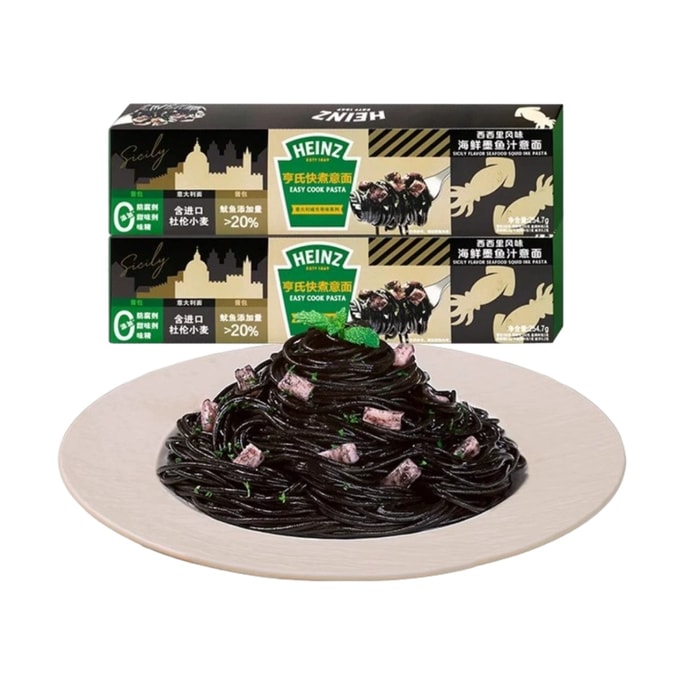 Seafood squid juice pasta pasta 254.7g*1 box