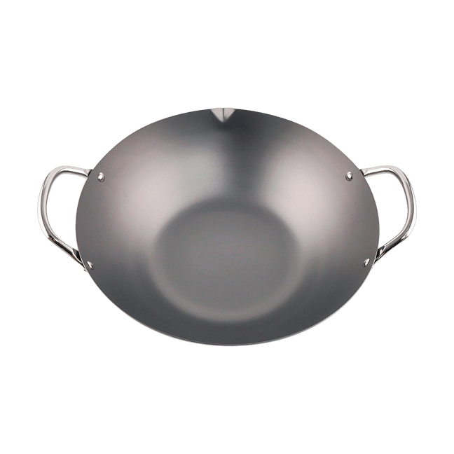 KIWAME PREMIUM Chinese Wok 30cm, Made in Japan