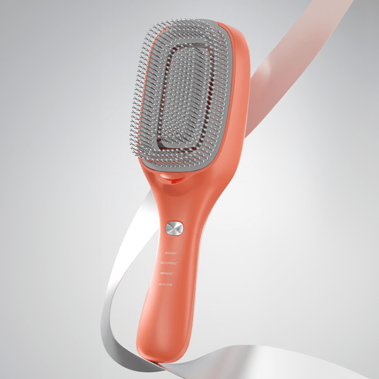 TOUCHBeauty 生動美紅光健髮梳 防脫生髮梳護髮梳 藍光頭皮按摩梳 #渲染美橙【控油去屑 撫平毛躁】 5